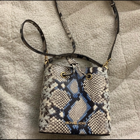 Michael kors python embossed crossbody bag - Picture 2 of 4